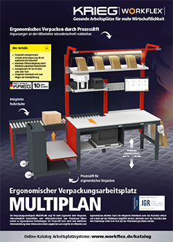 Packtischsystem MULTIPLAN Messe
