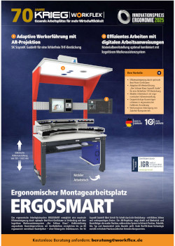 Montagearbeitsplatz ERGOSMART Messe