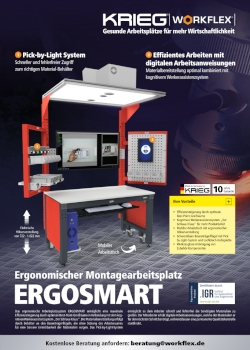 Montagearbeitsplatz ERGOSMART Messe