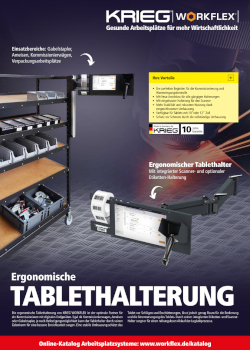 Tablethalterung Messe