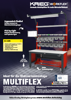 Arbeitsplatzsystem MULTIFLEX Messe