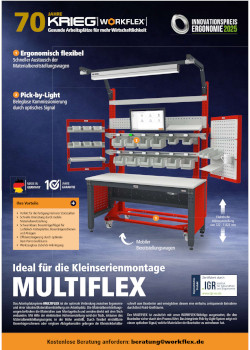 Arbeitsplatzsystem MULTIFLEX Messe